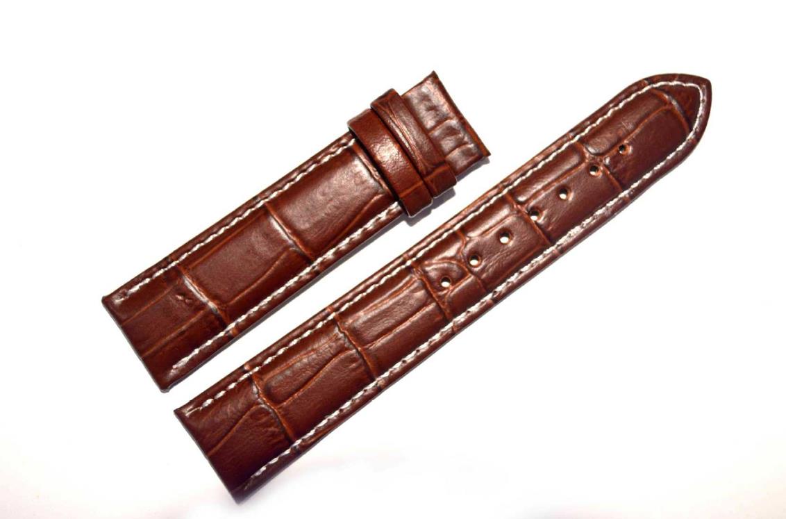 Leather watchband