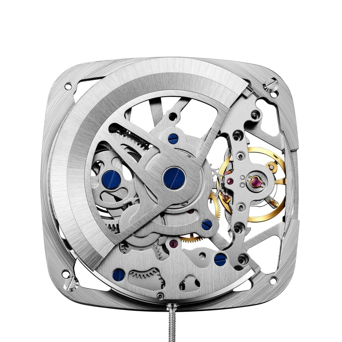 CMW-8035 Machine Automatic Silver Fluorine rubber Watch Custom Logo