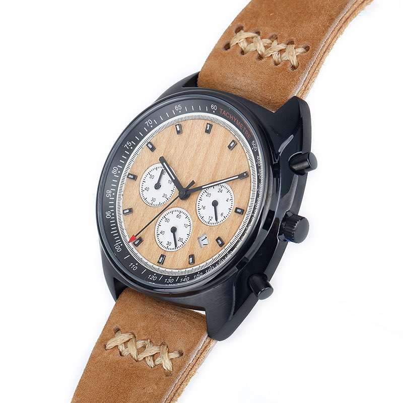 Chronograph Wooden Watches CM-8005 Customize Watches Factory