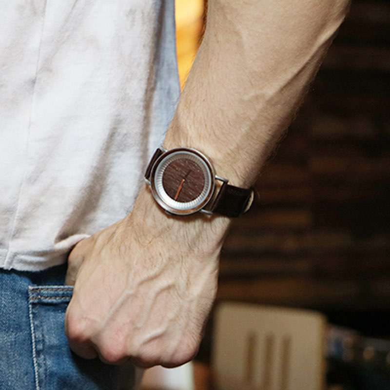 Steel+ Wooden Watches GM-7015 Customize Watches For Quality Brand Company