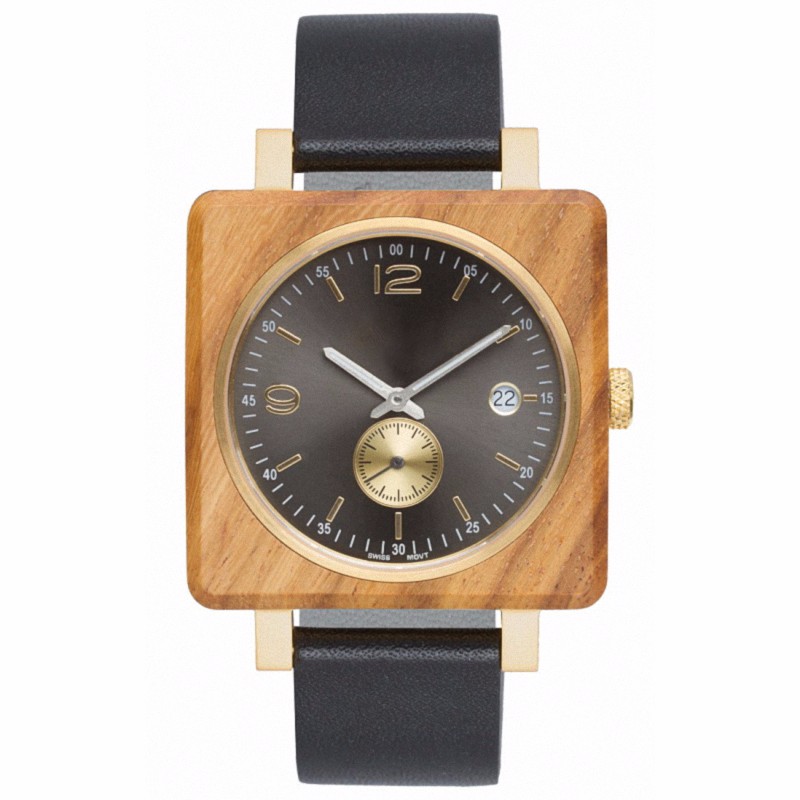 Square wooden online watches