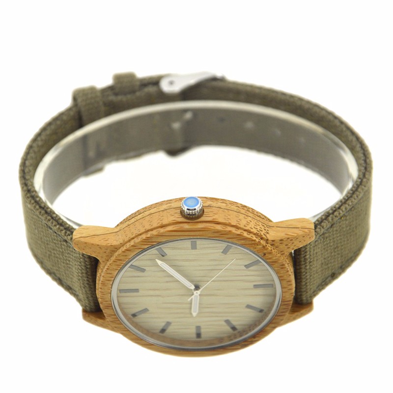 Nylon Strap Wood Watch