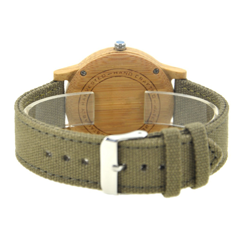 Nylon Strap Wood Watch