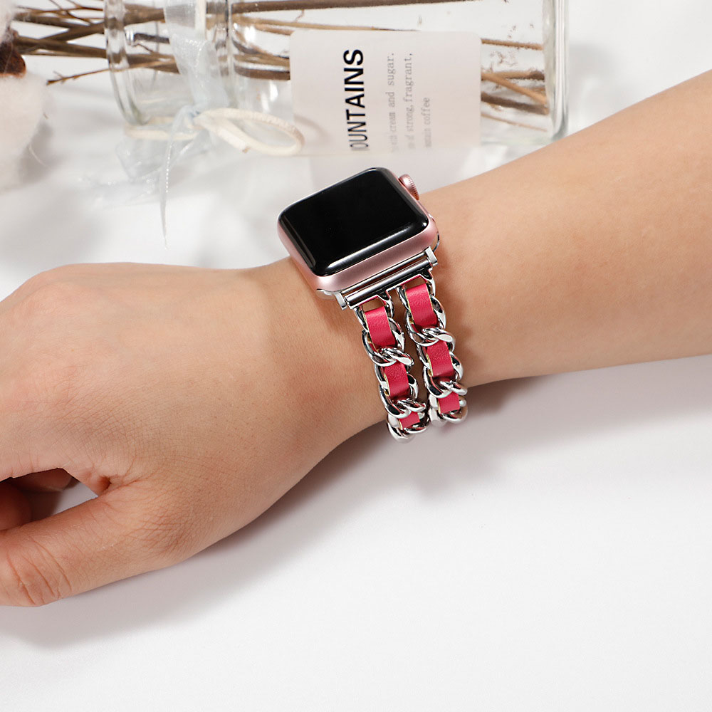 Metal Linked Apple Watch Band