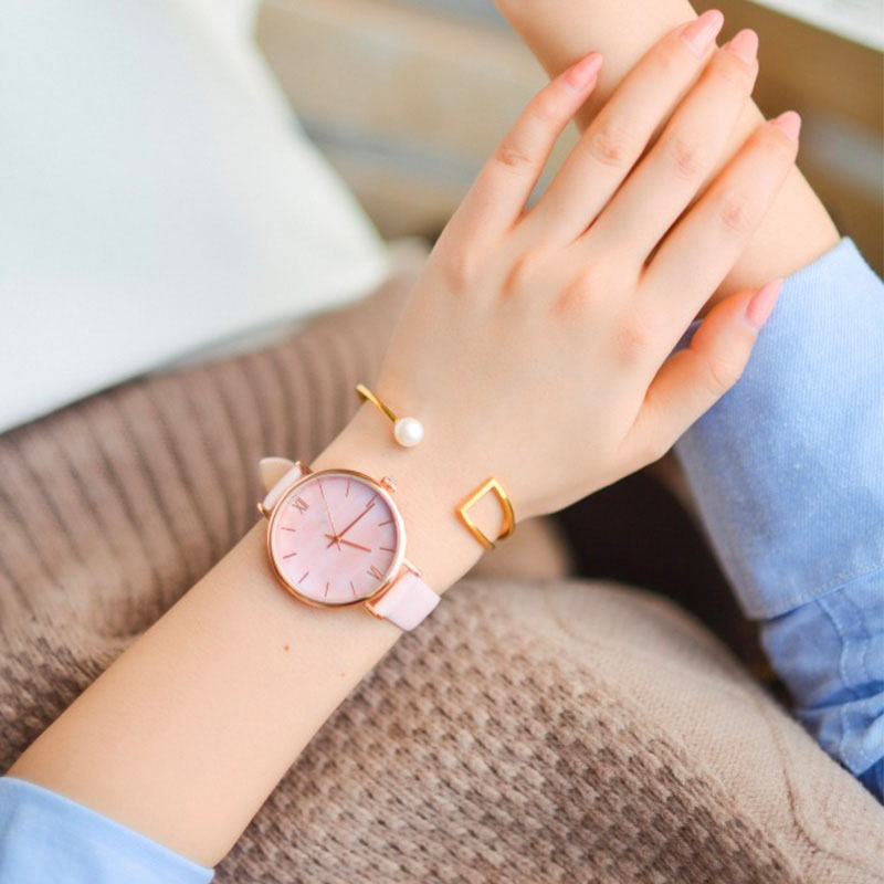 High Quality Ladies Leather Watch