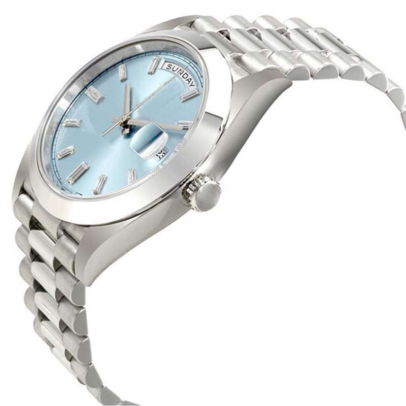 GM-8054 Trendy Mens Watch With Blue Dial Hot Sell Stainless Steel Men&rsquo;s Watch 5ATM Water Resistant Watch  Accept Customization