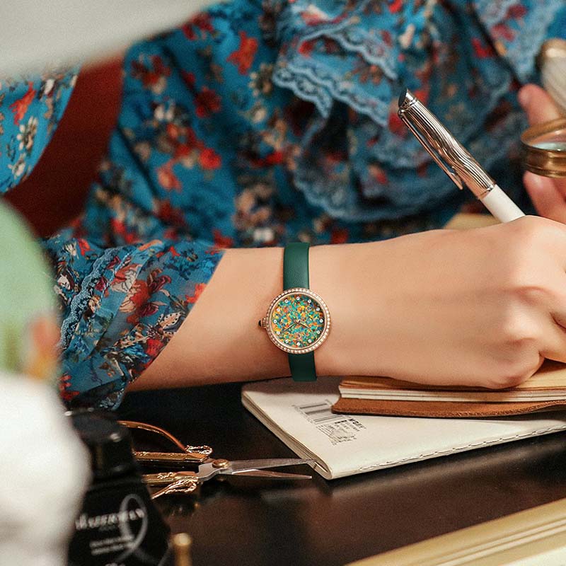 Diamond Bezel Ladies Wrist Watch Diamond Bezel Ladies Wrist Watch