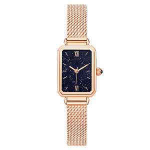 GF-7090 Steel Color Stainless Steel Ladies Wrist Watch Sun Brush Dial Watches For Ladies Custom Logo