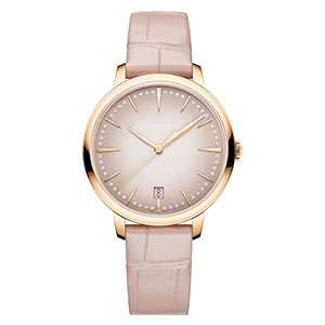  Women Watches With Date Window Rose Gold Watches For Women Custom Logo GF-7093