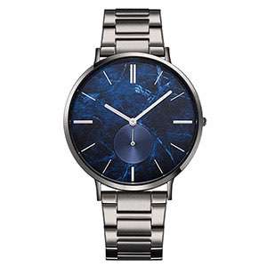 Custom Stainless Steel Watch Men Watch Stainless Steel Round Case Simple Style High Quality Watch GM-8078