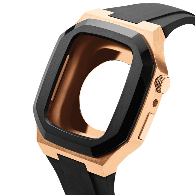 Apple Watch Case Stainless Steel With Rubber Band Top Watch Manufacturers