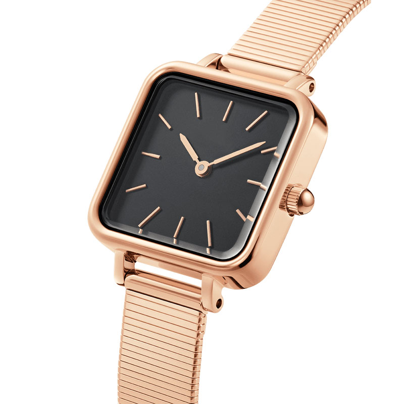 Watch Manufacturers In China Womens Square Faced Watches Classic Women's Luxury Watches Rose Gold Watches For Women Gold Watch For Women GF-7099
