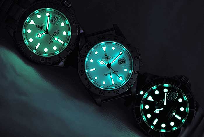 Is the use of luminous materials in watches harmful to the body?