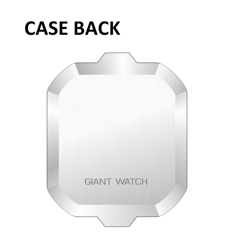 S10 Minimalist Stainless Steel Watch 27x29mm - PC20 Quartz, Solid 3-Link Band, Mineral Crystal