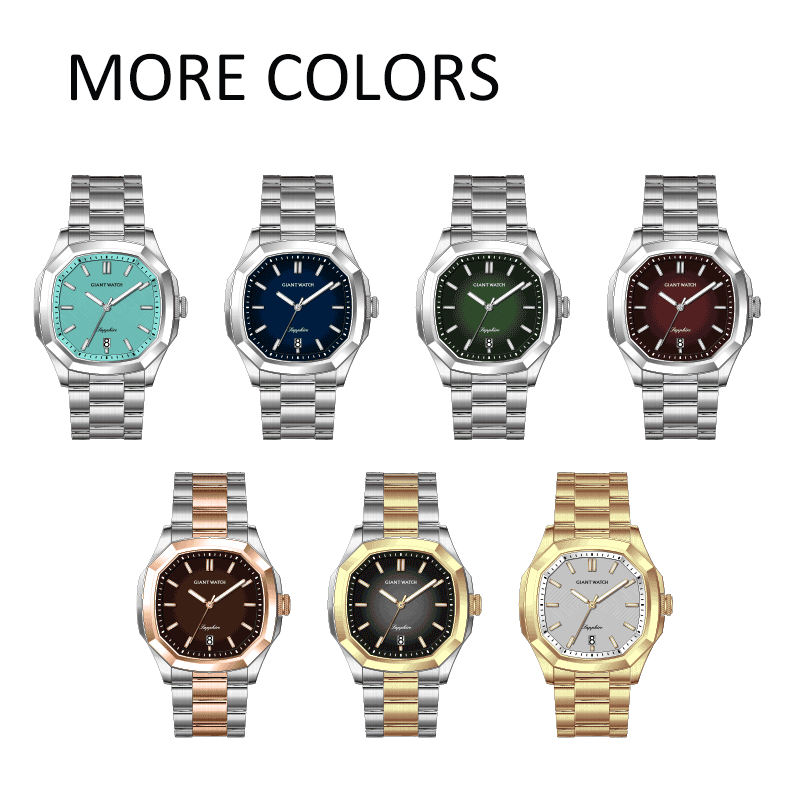 OEM Mens Watch S16 Customizable 42mm Stainless Steel Case Miyota Movement Watches