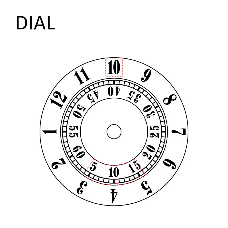 S18 Jumping Hour Watch Stainless Steel Brushed Case Polished Bevel No Hands Design Luxury Watches