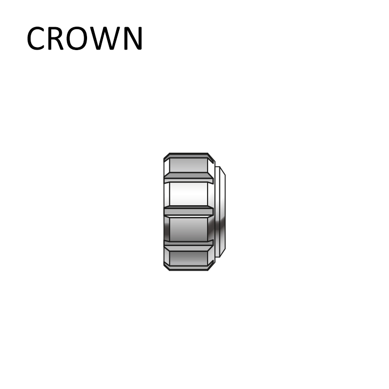 S18 Jumping Hour Watch Stainless Steel Brushed Case Polished Bevel No Hands Design Luxury Watches