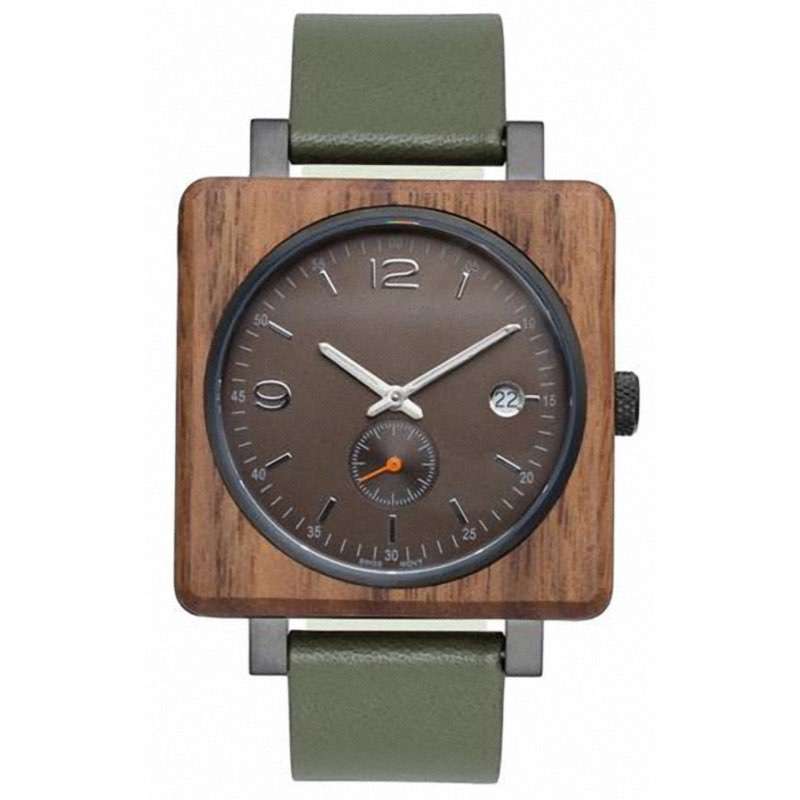 GW-7005 Square Wood Watch Custom LOGO