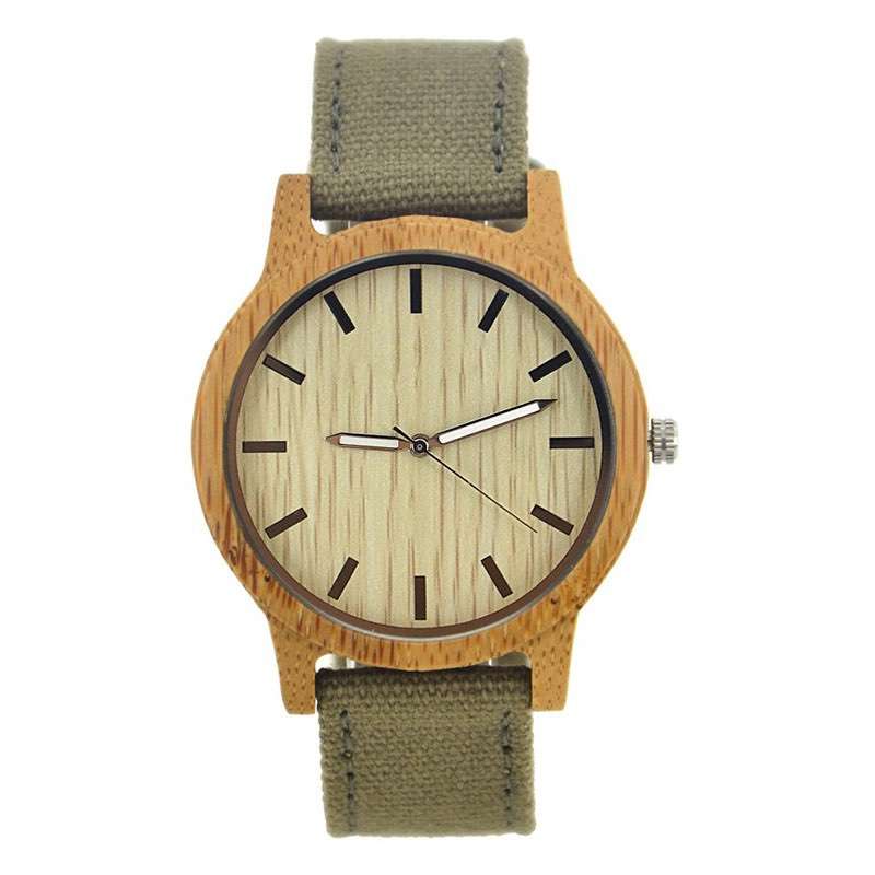 GW-7007 Nylon Strap Wood Watch Custom LOGO