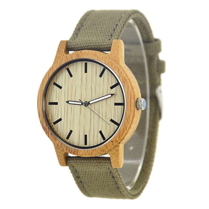 GW-7007 Nylon Strap Wood Watch Custom LOGO