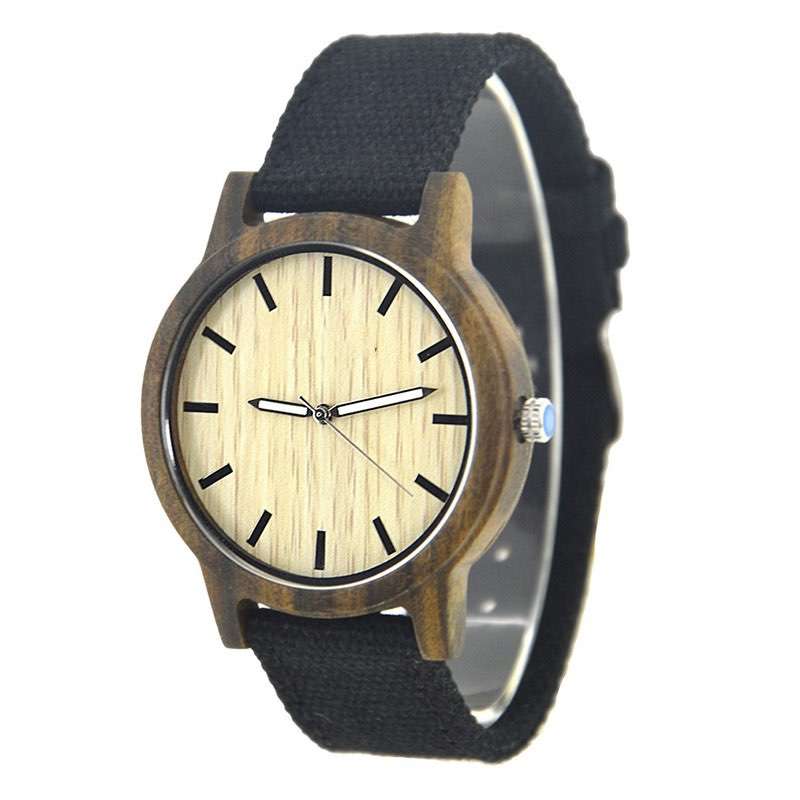 GW-7007 Nylon Strap Wood Watch Custom LOGO