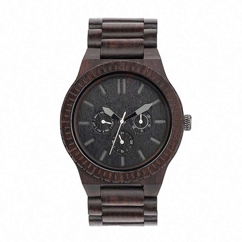 GW-7004 Hand Made Wood Watch Custom LOGO