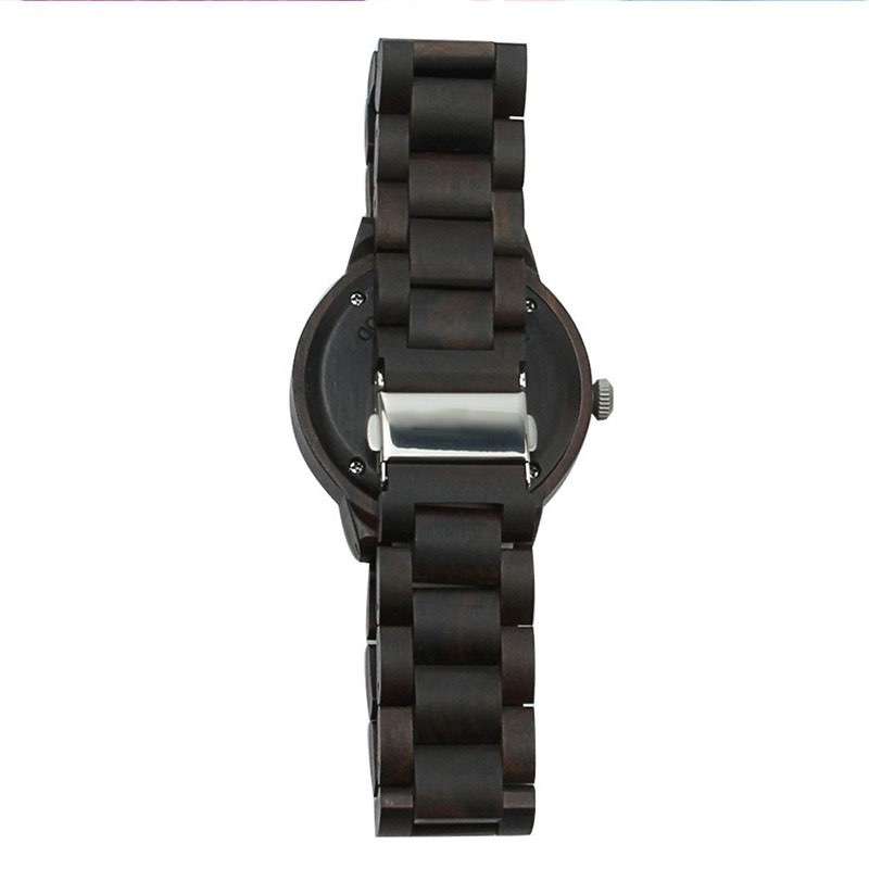 GW-7010 Wood Black Watch Men Custom Logo