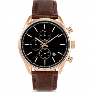  Custom Chronograph Leather Strap Watches For Men GM-7030