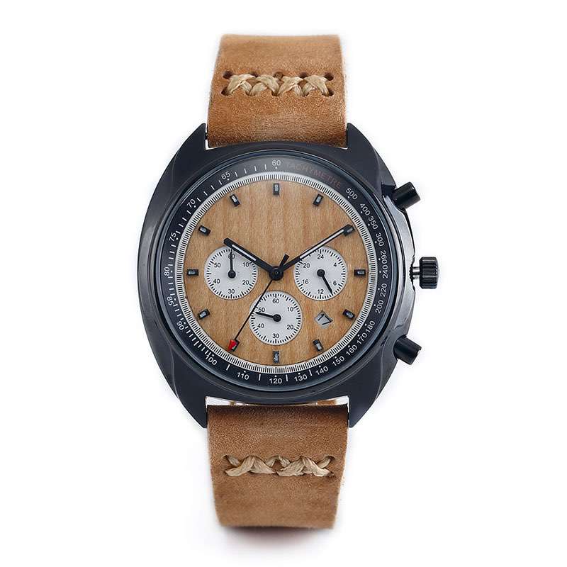 Chronograph Wooden Watches CM-8005 Customize Watches Factory