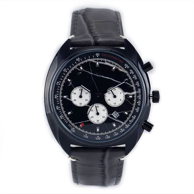 Chronograph Leather Band Watch for Men CM-8011 Customize Top 1 Manufacturer of Chronograph in China