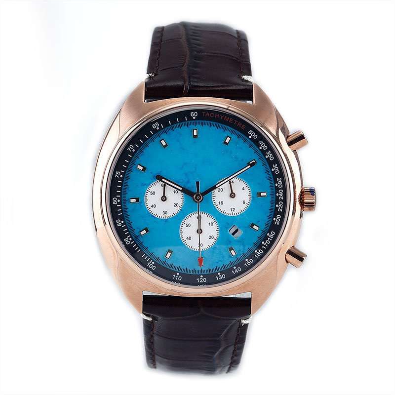 Chronograph Leather Band Watch for Men CM-8011/V2 Customize Top One  Manufacturer of Chronograph in China