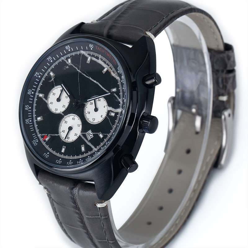 Chronograph Leather Band Watch for Men CM-8011/V2 Customize Top One  Manufacturer of Chronograph in China