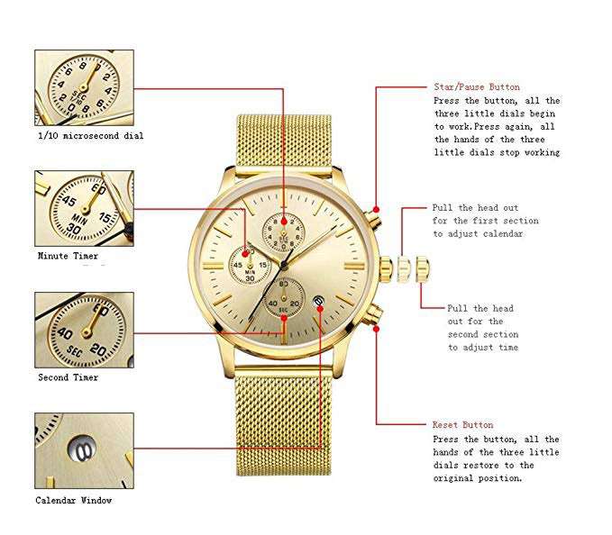 Chronograph Watch Men CM-8028 Customize Watch Top One Watch Manufacturer of Chronograph China