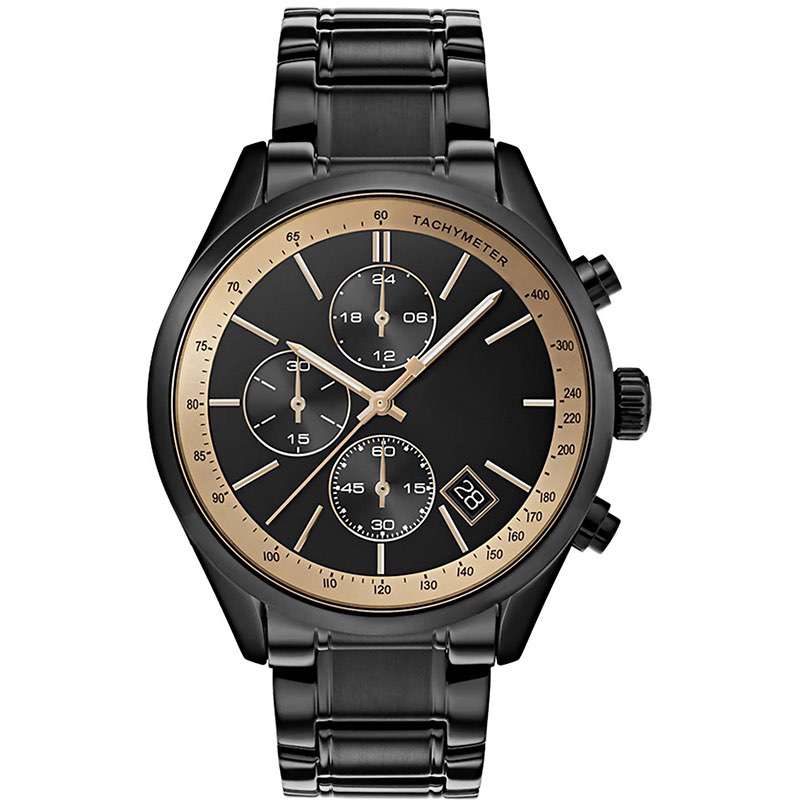 Chronograph Watch Metal strap material Daquan meta