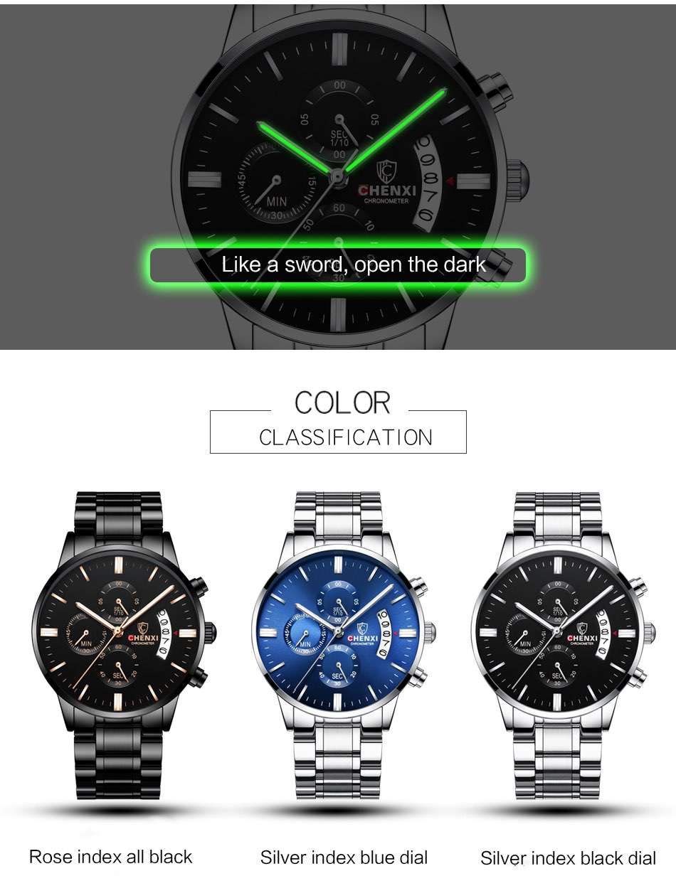 Chronograph Watch For Men CM-8030 Customize Watch Top One Watch Manufacturer In China