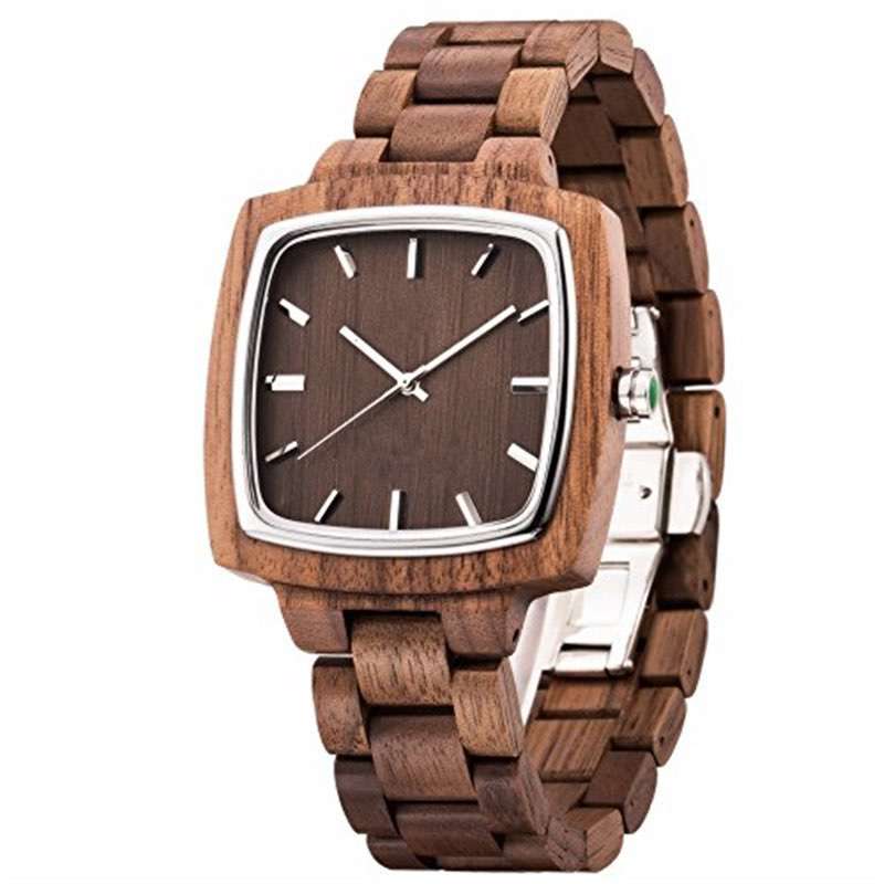 Top 5 Wooden Watch Suppliers China GW-8002 Custom All Kinds Of Wood Watches From Giant Watch Factory