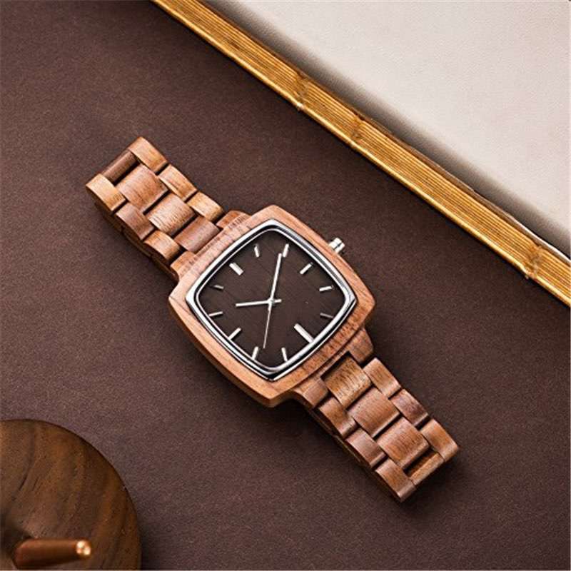 Top 5 Wooden Watch Suppliers China GW-8002 Custom All Kinds Of Wood Watches From Giant Watch Factory