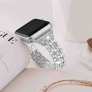 Factory Priced High Quality Diamond Watch Strap Apple Series Watch Strap Apple Watch Steel Strap