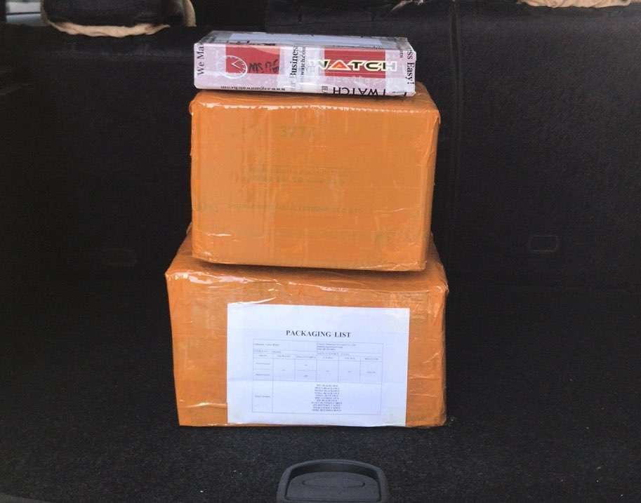 3 samples sent to various places