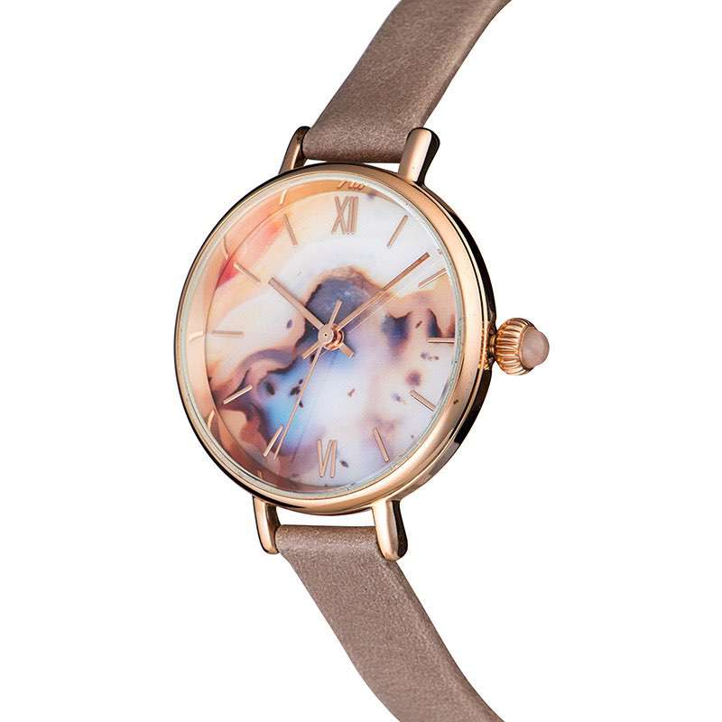  OEM Watch New Hot Ladies Genuine Leather Watch Women Watch Lady Quartz Wrist Watch GF-7033