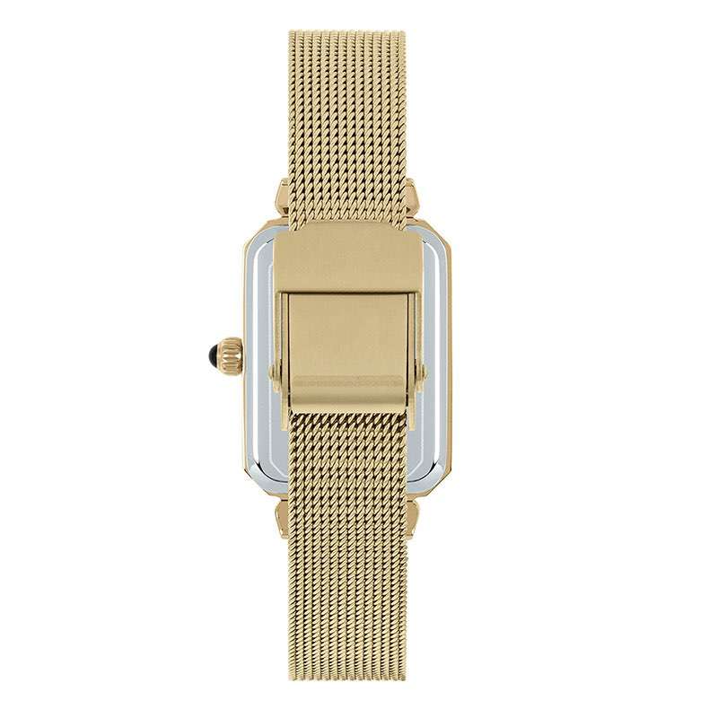  Stainless Steel Ladies Watch Square Shape Slim Wristwatch OEM Watches GF-7032