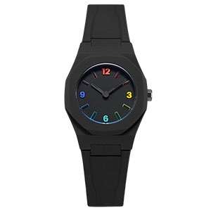  Multicolor Indexes Black Watch Mens Custom Logo Men Watches Minimalist Men Hand Watches  GM-8009