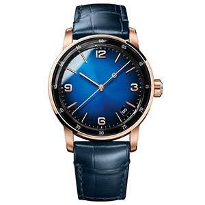 Luxury Blue Military Men Watches Minimalist Quartz Watches Leather Wristwatches Custom Logo Watch GM-8014