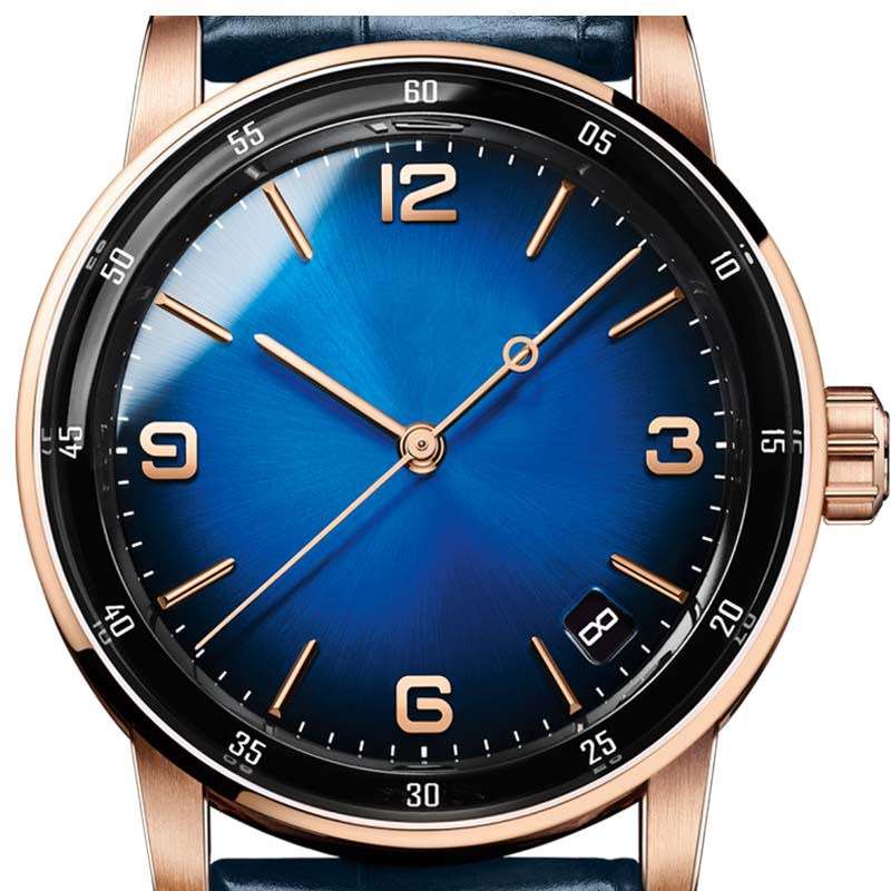 Luxury Blue Military Men Watches Minimalist Quartz Watches Leather Wristwatches Custom Logo Watch GM-8014