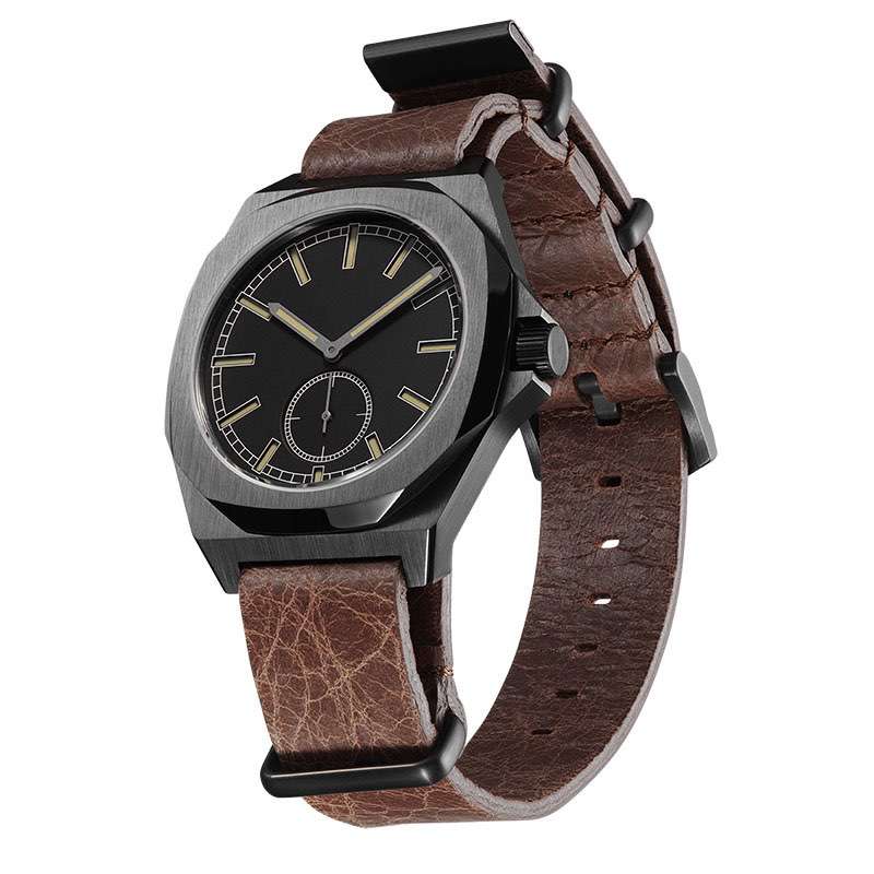 GM-8024 Stylish Wrist Watch for Men High Quality Quartz Watch With Leather Band Watch Custom Manufacturer China
