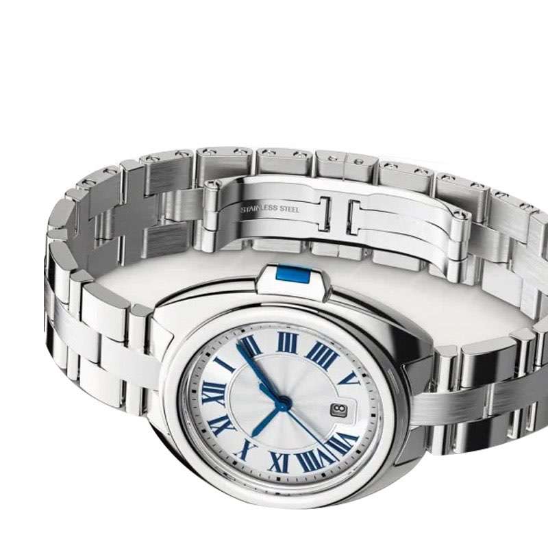 Steel Color Watch Good Quality Quartz Watch Customized Personalized Wrist Watch For Ladies GF-7062