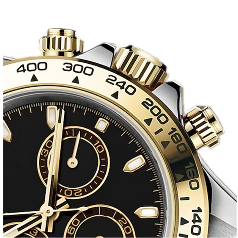 GM-8058 Fashion Watch Fashion Men's High Quality Chronograph Black Gold Luxury Style China Custom Watch Factory