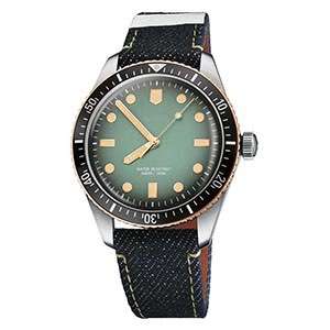GD-1001 Fashion Style Diver Watch For Man Leather Band Watches Accept Custom Logo Hot Sale Style Watch