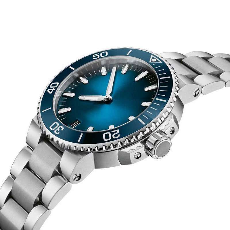 GD-1003 Top Quality Stainless Steel Diver Watch Japan Quartz Movement Blue Dial Factory Price Watch From China