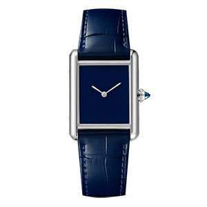 GF-7063 Women’ s Watch Blue color Stainless Steel Square Shape Quartz Watch With Leather Strap China Custom Brand Watch Factory